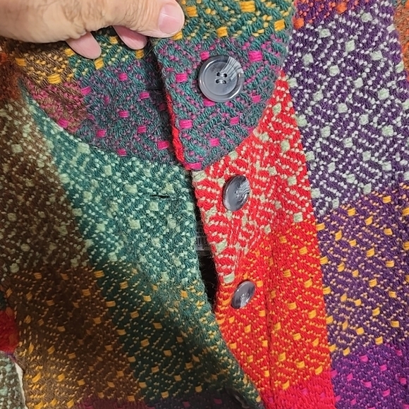 NWT Aran Sweater Market Gemma Multicolor Cardigan Size S - Picture 6 of 12